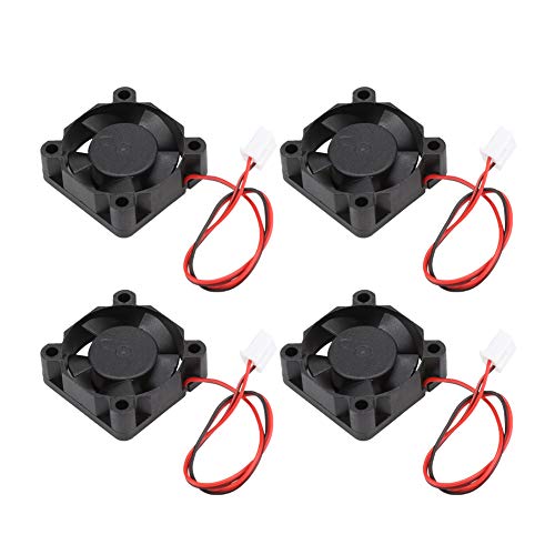 Tyenaza 4pcs 3D Printer Fan 24V, Blower 30x30x10MM DC 24V Brushless Cooling Fans for 3D Printer, DVR, and Other Small Ap