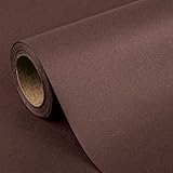 FLYHILL Rollo de papel kraft marrón chocolate, mini rollo, 30 pulgadas x 32.8 pies (81.78 pies cuadrados), rollo de papel reciclable para envolver regalos, estudio de manualidades, embalaje,