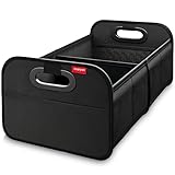 Xndryan Kofferraum Organizer, Kofferraumtasche Faltbar Aufbewahrung Auto Faltbox mit Stabiler Boden & Tragegriff, Anti-Rutsch Auto Zubehör Innenraum Organizer, Einkaufstasche