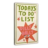 Photo Gallery qitjsgd dilly dally - poster da parete con stampa artistica su tela, per soggiorno, camera da letto, 20 x 30 cm Photo Gallery qitjsgd dilly dally - poster da parete con stampa artistica su tela, per soggiorno, camera da letto, 20 x 30 cm