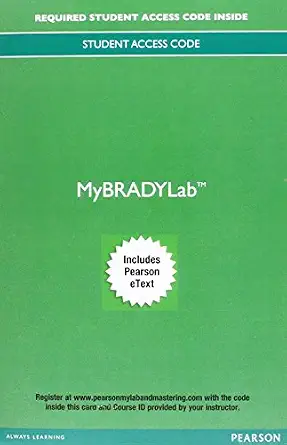 Mybradylab Pearson Etext Access Arrhythmias