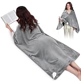 Extra Large Heating Pad for Back Pain Relief, XL 59'x27',Full Body,Wearable | Electric Heated Blanket Shawl,Period Cramps,Shoulder,Muscle,6 Heat Level,Auto Off,Christmas Gift for Women Men,Home Office,UL