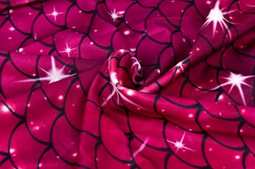 DNFUN Mermaid Tail for Swimming for Adults,Without Monofin.