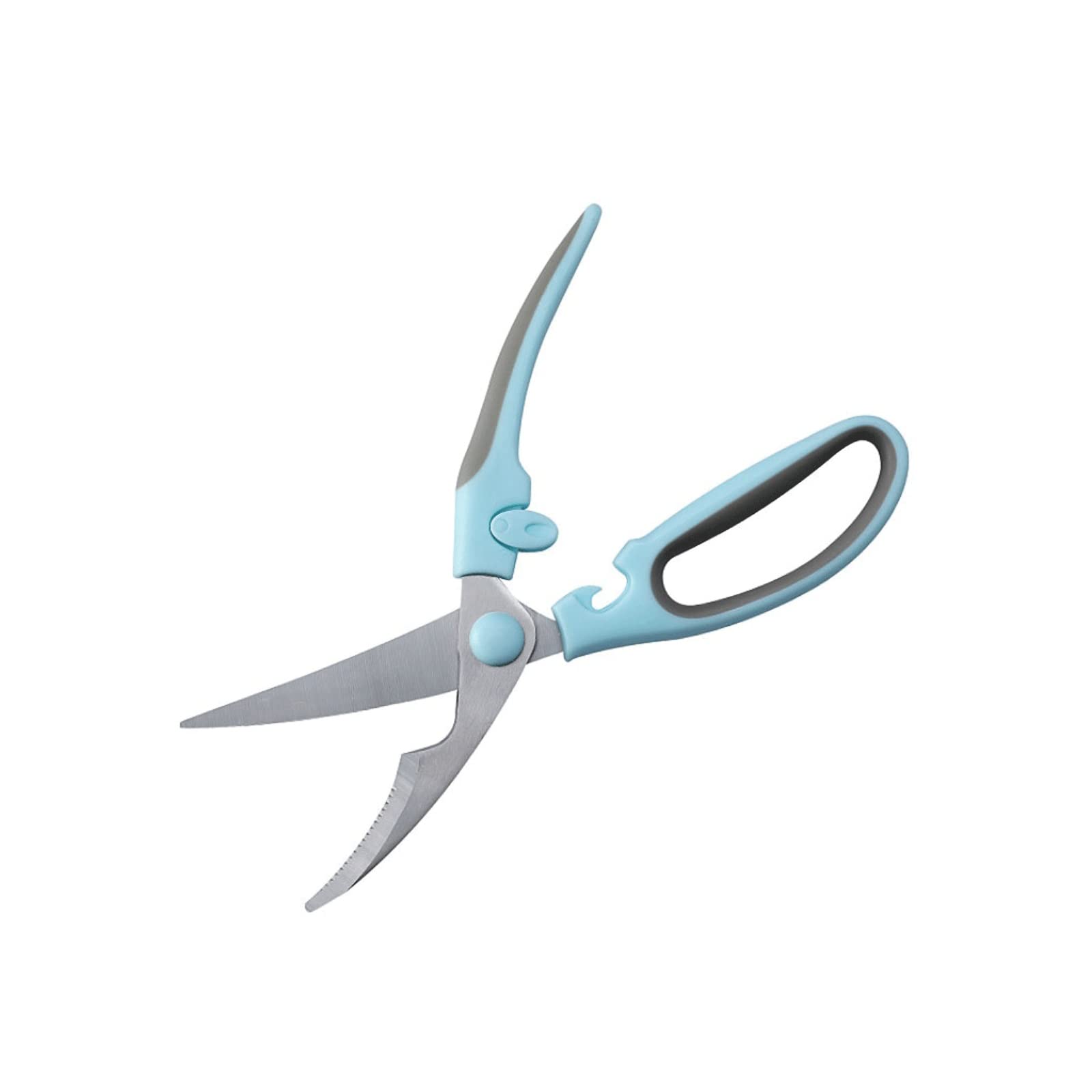 GTHTUHFD Kitchen Scissors Household Chicken Bone Food Scissors Stainless Steel Barbecue Meat Kitchen Accessories