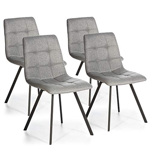 Sillas Comedor Pack 4 Gris Marca VS Venta-stock