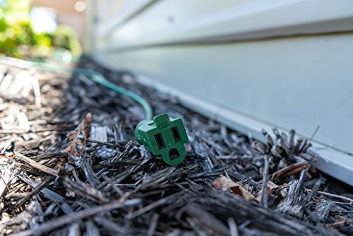Coleman Cable 2356 16/3 Vinyl Landscape Outdoor Extension Cord, Green, 40 Foot #TOP6