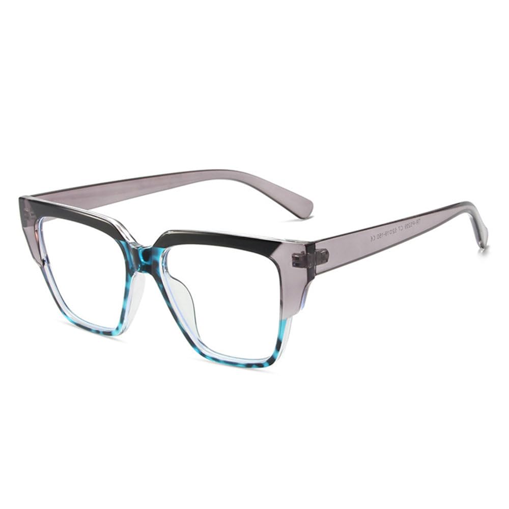 Lunettes oeil de chat coloré avec monture polygone géométrique et audacieuse