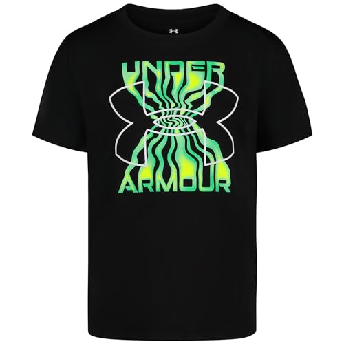Image of Under Armour Boys' Short Sleeve Core Graphic T-Shirt, Lightweight & Breathable, Relaxed Fit