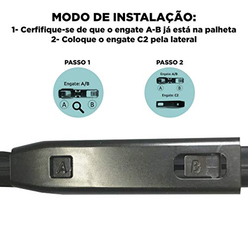 Kit Palheta Ford New Fiesta Sedan Hatch 2010 a 2019 Dyna par