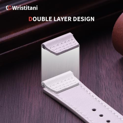 Image of Wristitani Leather Strap for Samsung Galaxy Watch Ultra /9 /8 /7 /6 /5 /4