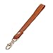IPOTCH Echtleder Handgelenk-Trageband Handschlaufe Carry Wrist Strap Band mit Metallclip - Braun