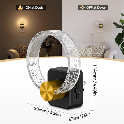 Image of DORESshop LED Night Light, Decorative Night Light Plug Into Wall
