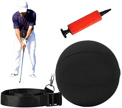 Golf Training Aid, Golf Swing Training Aid Assist Golf Posture Correction Trainer Golf Smart Inflatable Ball Set