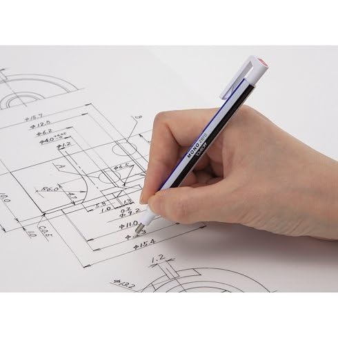 Tombow EH-KUR Stylo gomme de précision MONO zéro à pointe ronde 2.3 mm – vue 2