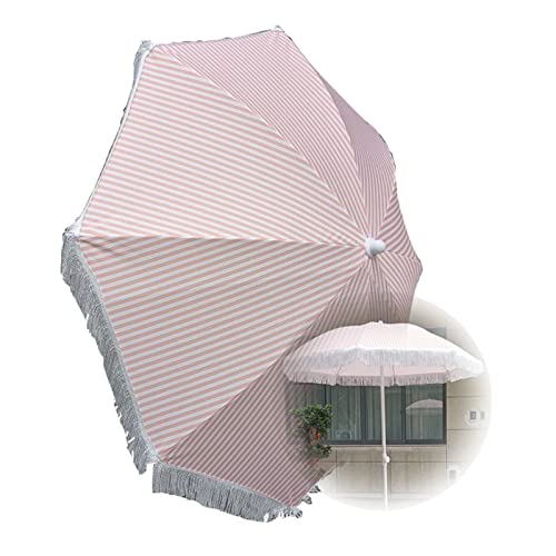 Parasol de plage 1,4 m compact sans base pour ombrager votre terrasse ou piscine