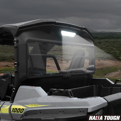 HAKA TOUGH Rear Windshield with Light for Yamaha Wolverine RMAX 2 Accessories 2021-2024, Heavy-duty Dustproof Durable Full Clear Rmax 2 Rear Back Windshield by HAKA TOUGH - Image 5