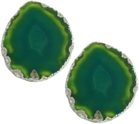 Soulnioi Agate Coasters Purple Unique Amethyst Stone Coasters for Drinks