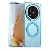 YUECXIN Magnétique Coque pour Vivo X200 Pro Compatible avec Magsafe, Très Mince Translucide Mate Dur PC Dos Étui, Souple TPU Bumper Antichoc Silicone Housse. Bleu YUECXIN Magnétique Coque pour Vivo X200 Pro Compatible avec Magsafe, Très Mince Translucide Mate Dur PC Dos Étui, Souple TPU Bumper Antichoc Silicone Housse. Bleu