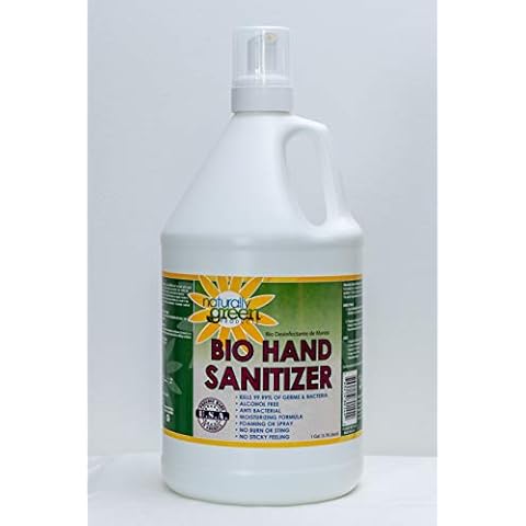 Naturally Green Products Hand Sanitizer Alcohol Free Made in the USA Cover