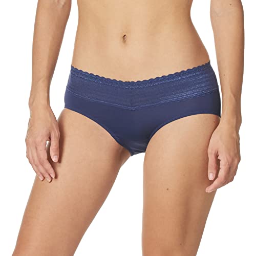 Image of Warner's womens No Pinching No Problems Dig-free Comfort Waist With Lace Microfiber Hipster 5609j