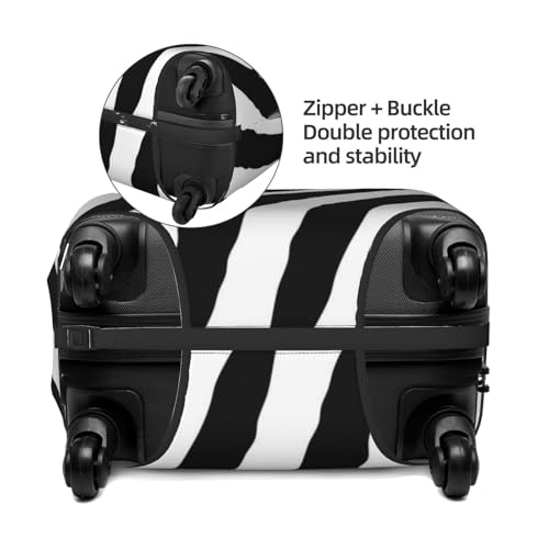 Zebra For Travel Luggage Cover Suitcase Protector Fits 18-32 Inch Travel Luggage Protector Elastic Luggage Anti-Scratch Suitcase Cover2