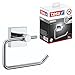 Price comparison product image tesa® Ekkro toilet roll holder, high gloss chromed metal, self-adhesive, adhesive mounting technology, 110mm x 133mm x 47mm