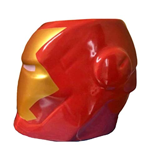 Caneca Cerâmica 3D Homem de Ferro 400 ml