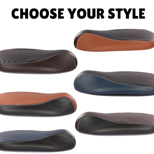 Image of Favourite Auto Accessories Dual Colored Seat Cover With Pro Leather Finish for Ola S1 Models (Brown & Black)