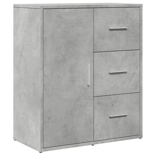 Aparador robusto de madera moderna 60x31x70 cm con amplio espacio de almacenamiento 2