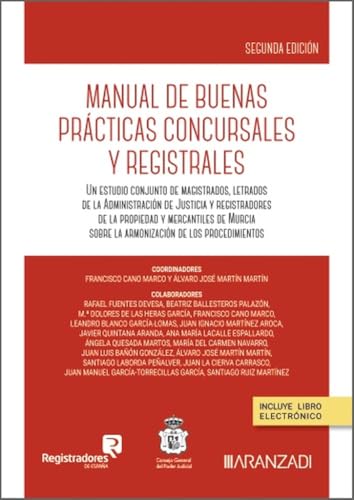 Portada de Manual de buenas Prácticas Concursales y Registrales