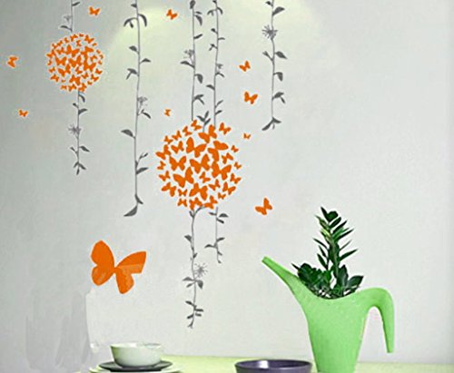 Decals Design 'Butterflies' Wall Sticker (PVC Vinyl, 50 cm x 70 cm, Multicolour) - image 1