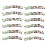 TOPPERFUN 12個耐久性サウンドホールステッカー ギター音孔インレイ装飾 小型設計で簡単貼付 アコースティックギター用パーツ