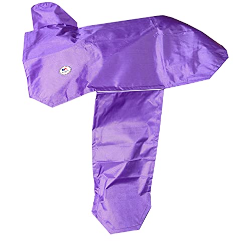 Majestic Ally 1000D Waterproof Reflective Western Saddle Cover - Elastic Straps To Securely Attach Each Corners And Fenders - Fits Most Full-Size Western Saddle - 4 Colors Available (Purple) #TOP1