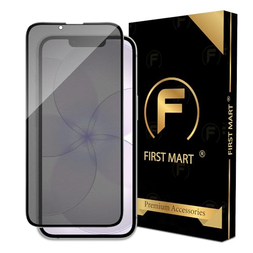 Image of FIRST MART Matte Privacy Tempered Glass for iPhone 17e, 16e and 13 | Anti-Spy, Anti-Glare 9H Screen Protector, Edge-to-Edge, Case-Friendly, Anti-Fingerprint | Pack of 1