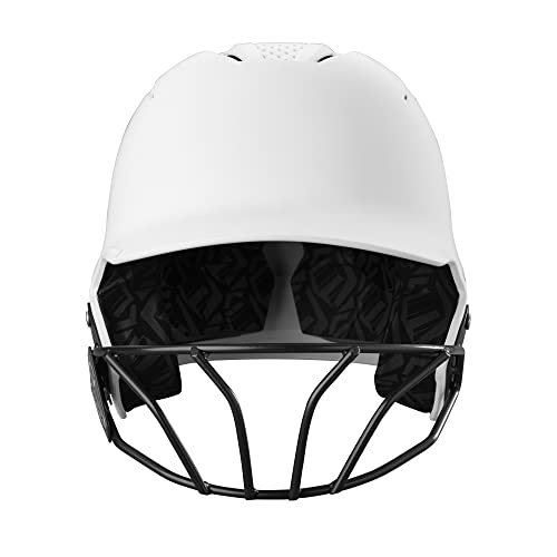 EvoShield XVT™ 2.0 Matte Batting Helmet with Facemask - Team White, Small/Medium by EvoShield - Image 2