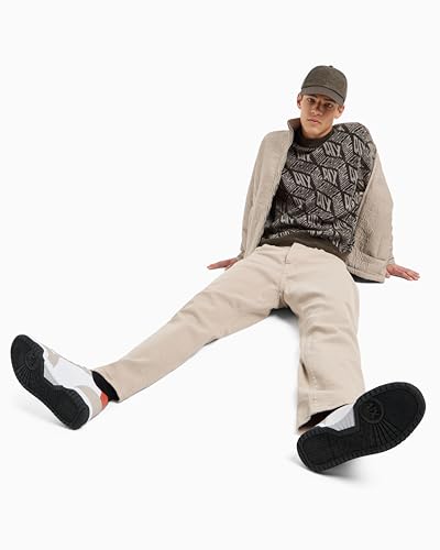 Armani Exchange Men's Pullover Sweater with 3-d Effect Logo3