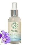 Organic Radiant Advanced Anti-Aging Toner with Egyptian Geranium, DMAE, MSM, Paraben Free