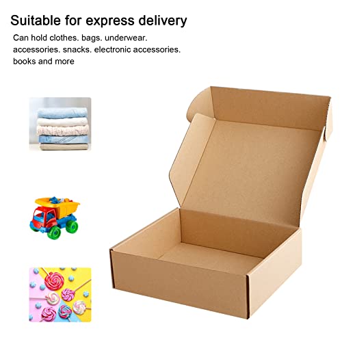 Rinrda 9X6X4 Inches Shipping Boxes Pack Of 20,Brown Corrgated Cardboard Mailer Box For Small Business,Packaging,Mailing #TOP6