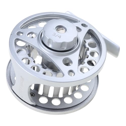 Aluminum Alloys Fly Fishing Reel, All Metal Light Weight Fly Tackle for Trout Size 3/4 5/6 7/8 Spool Fly Fishing Reel