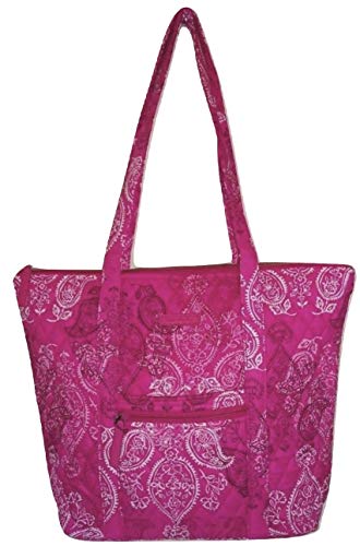 Vera Bradley Villager with Solid Interiors (Stamped Paisley)