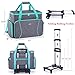 AMOIGEE Rolling Sewing Machine Case with Wheels – Sewing Machine Bag with Detachable Wheels Frame, Trolley Tote with Removable Padding,Fits Most Standard Machines Compatible with Singer,Brother,Janome