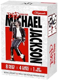 Michael Jackson Bad World Tour Keepsake Premiere Blaster Box Trading Cards - View 3