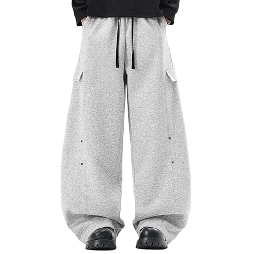 Pantaloni da jogging da uomo larghi pantaloni sportivi da uomo