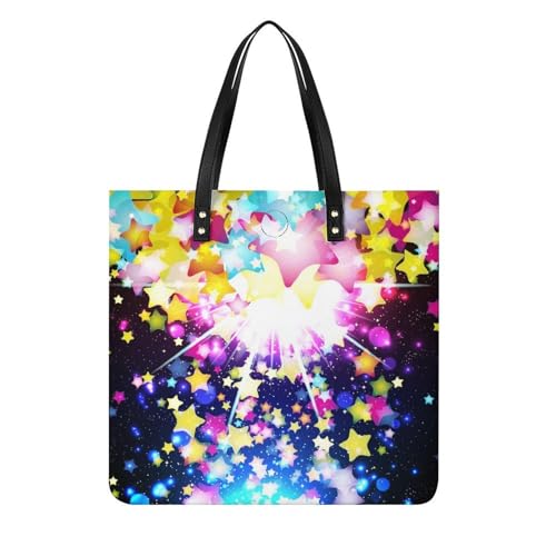 Tote bag de voyage à étoiles colorées le sac à bandoulière idéal pour vos weekends
