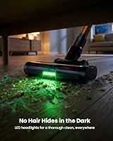 TVTAU Cordless Vacuum Cleaner, 650W 55KPA 75Mins Runtime Self-Standing Stick Vacuum with LED Display for Home, Anti-Tangle, 8-in-1 Lightweight Vacuum for Hard Floor, Pet Hair, Carpet — image 6