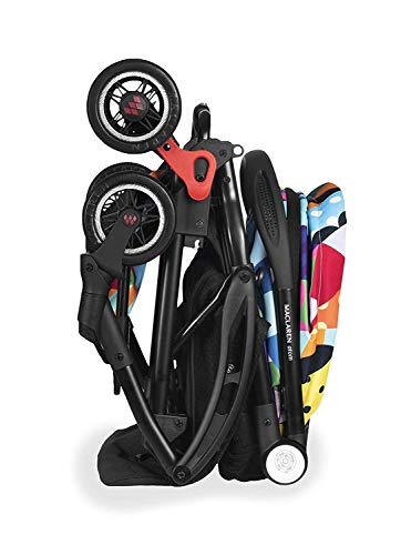 Maclaren Atom Jason Woodside compacte, plat gevouwen, lichte kinderwagen, pasgeborenen tot 25 kg, uittrekbare waterdichte afdekking UPF 50+, ligstoel, geschikt voor vliegreizen, met accessoires - Afbeelding 7