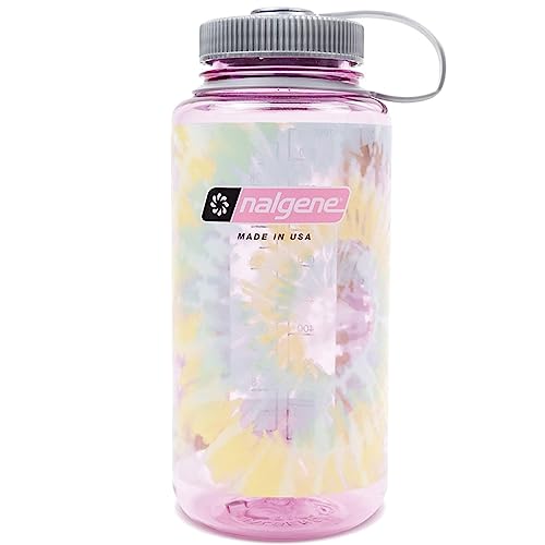 Made With Material Derived From 50% Plastic Waste, 32 Oz, Wide Mouth, Tie-dye Cosmo