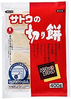SATO NO KIRIMOCHI PARITTOSUITTO 400g rice cake (400g) - PACK OF 2