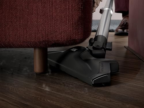 AEG Ultimate 8000 Staubsauger mit Beutel, Testsieger der Stiftung Warentest, hohe Saugleistung, Auto-Modus, Alle Böden, 48% Recyclingkunststoff, 3in1 Düse, HEPA-Filtration, 12m, LED-Licht, AB81U1SW