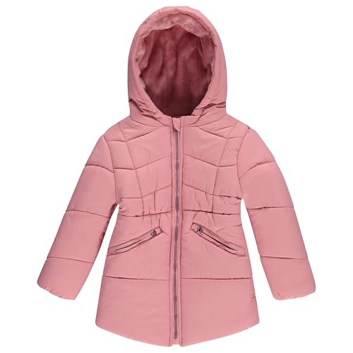 BTween Girls Puffer Jacket, Warm and Lightweight Winter Coat, Water-Resistant, Hooded Outerwear for Kids2